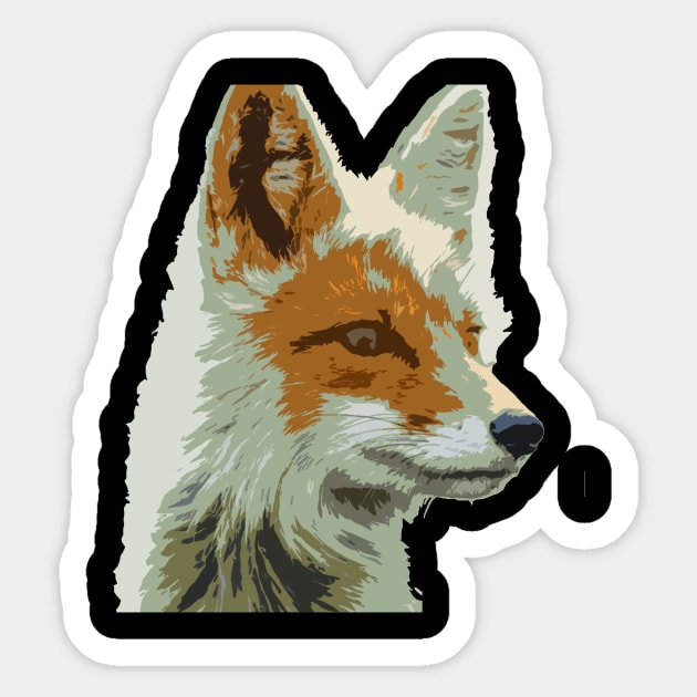 Majestic Fox Sticker by SlyFoxin